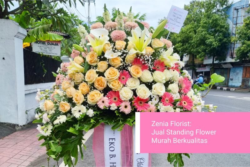Zenia Florist, Jual Standing Flower Murah Berkualitas
